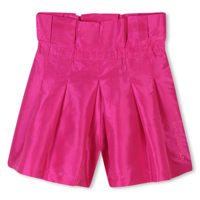 Formal taffeta shorts KARL LAGERFELD KIDS GIRL