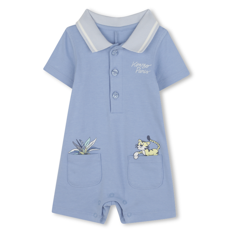 Short romper with pockets KENZO KIDS 
                        BOY