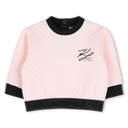Sweatshirt and skirt set KARL LAGERFELD KIDS 
                    GIRL