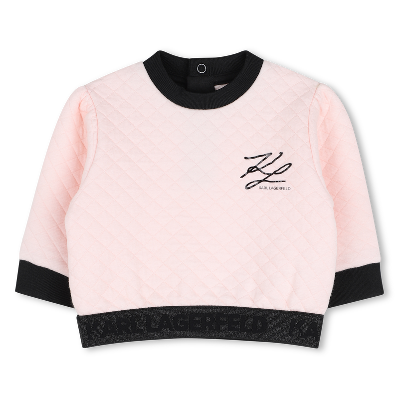 Sweatshirt and skirt set KARL LAGERFELD KIDS 
                        GIRL