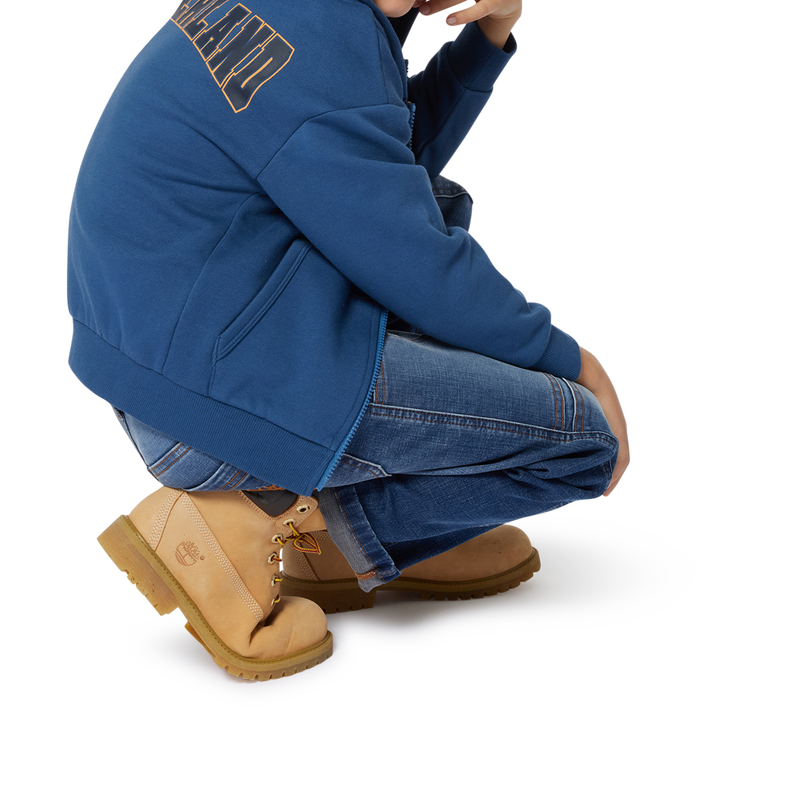 Hooded fleece cardigan TIMBERLAND 
                        BOY