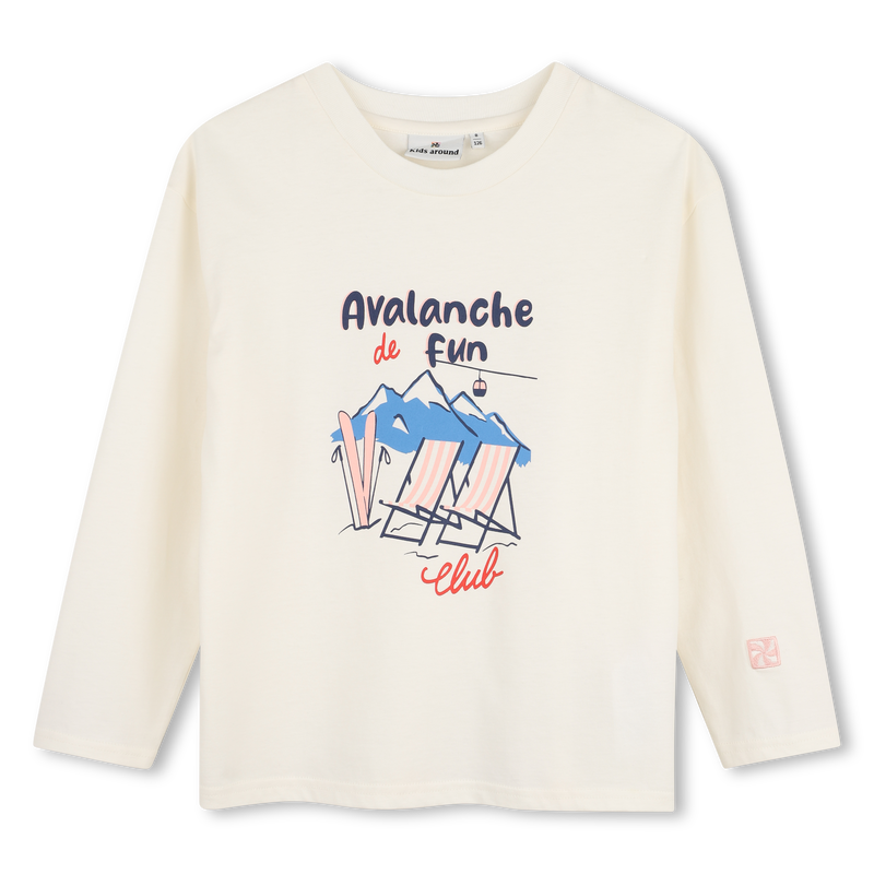Long sleeve t-shirt KIDS AROUND 
                        GIRL