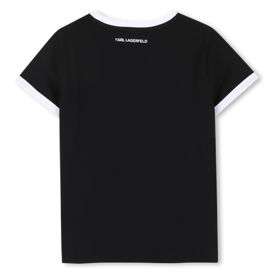 SHORT SLEEVE T-SHIRT KARL LAGERFELD KIDS GIRL