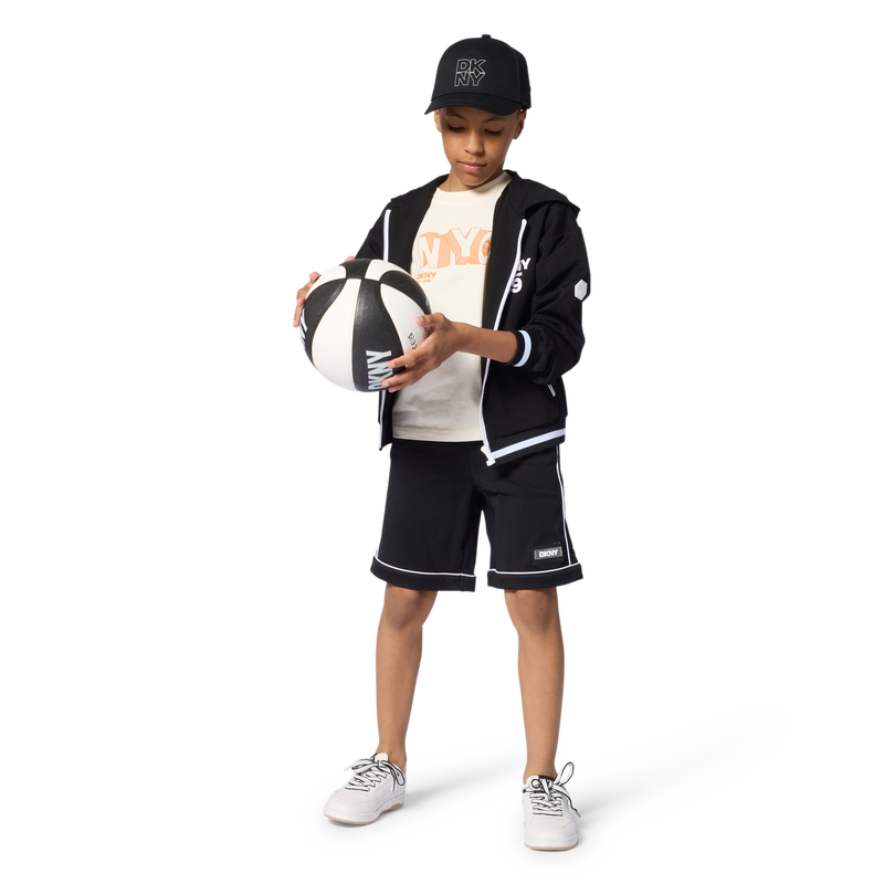 T-SHIRT AND BERMUDA SHORTS SET DKNY 
                        BOY