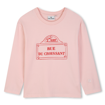Long sleeve t-shirt KIDS AROUND GIRL