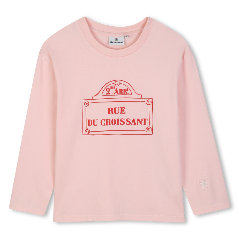 Long sleeve t-shirt KIDS AROUND 
                        GIRL