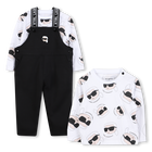 Overalls and t-shirt set KARL LAGERFELD KIDS 
                    BOY