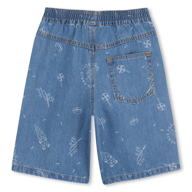DENIM BERMUDA SHORTS KENZO KIDS 
                        BOY