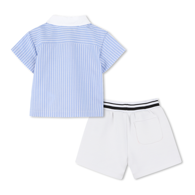 Shorts and shirt set KARL LAGERFELD KIDS 
                        BOY