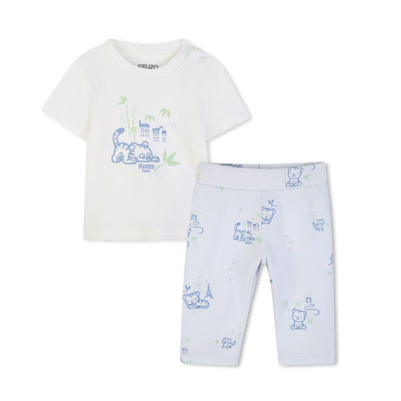 T-SHIRT AND TROUSERS SET KENZO KIDS 
                        BOY
