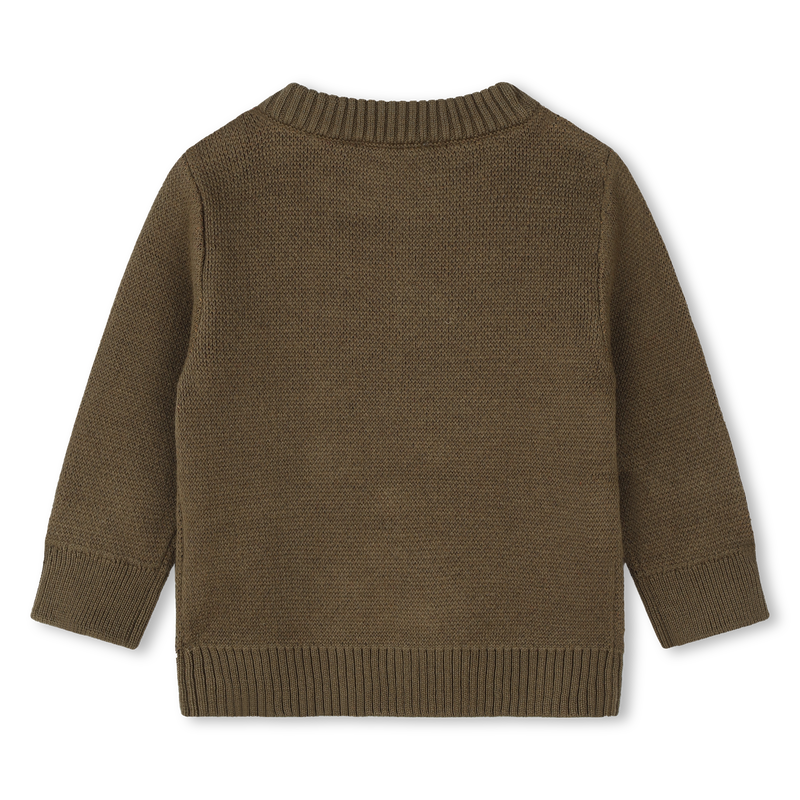 Cotton and wool logo jumper TIMBERLAND 
                        BOY