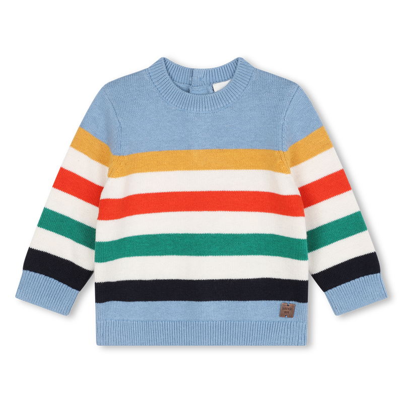 Striped Knit Sweater CARREMENT BEAU 
                        BOY