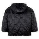 Polyester hooded down jacket KARL LAGERFELD KIDS 
                    BOY