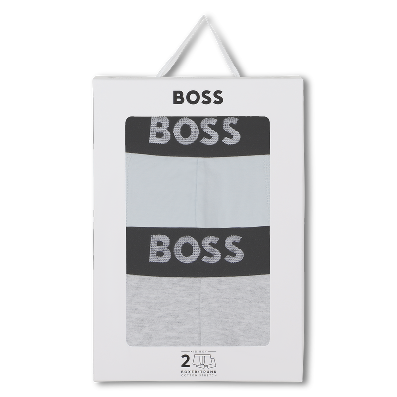 Pack of 2 jersey boxer briefs BOSS 
                        BOY