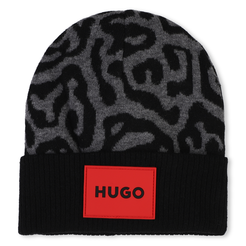 Jacquard knit hat HUGO 
                        GIRL