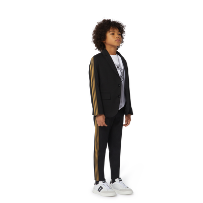 Formal jacket with stripes KARL LAGERFELD KIDS BOY