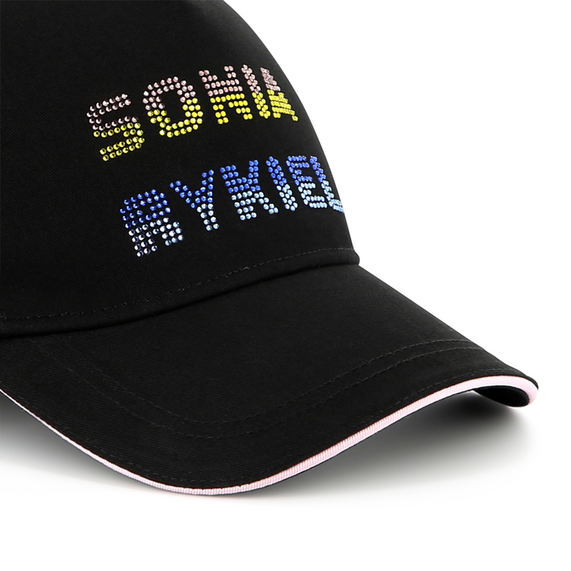 Cotton hook-and-loop cap SONIA RYKIEL 
                        GIRL