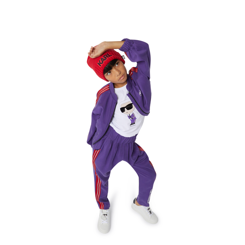 T-shirt with print KARL LAGERFELD KIDS 
                        GIRL