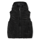 Sleeveless hooded puffer KARL LAGERFELD KIDS 
                    BOY