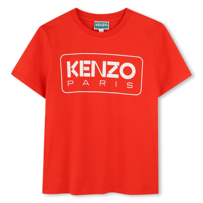Short-sleeved cotton T-shirt KENZO KIDS BOY