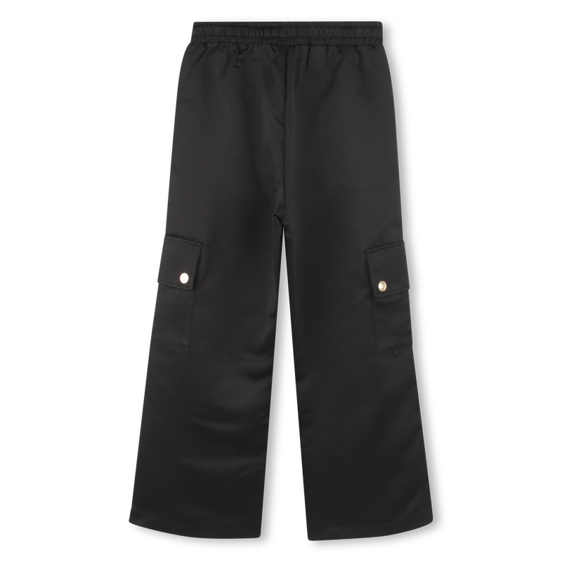 Satin multi-pocket trousers MICHAEL KORS 
                        GIRL