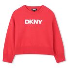 Knitted sweater, FUSCHIA, hi-res