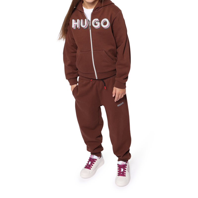 Printed lace-up trainers HUGO 
                        GIRL