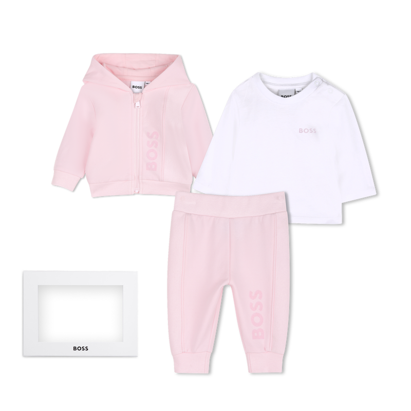 Pants, cardigan, and t-shirt set BOSS 
                        GIRL