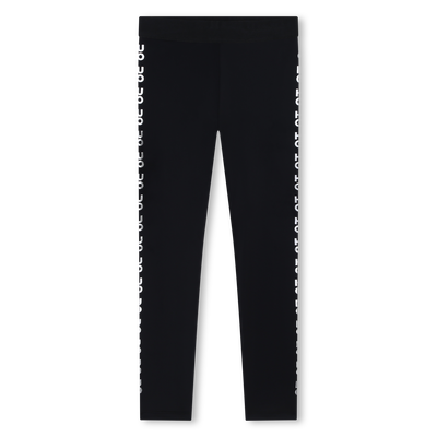 Leggings with shiny logos HUGO GIRL