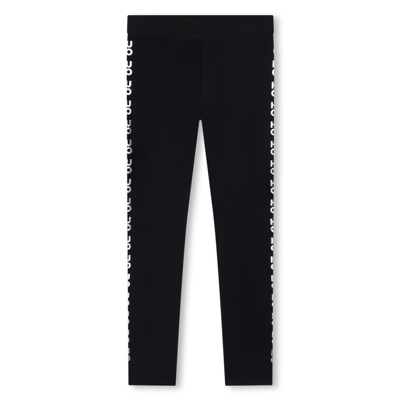 Leggings with shiny logos HUGO 
                        GIRL
