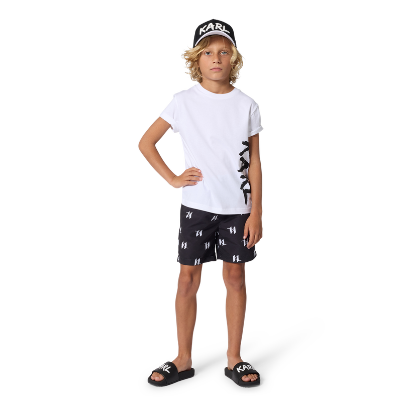 SHORT SLEEVE T-SHIRT KARL LAGERFELD KIDS 
                        BOY