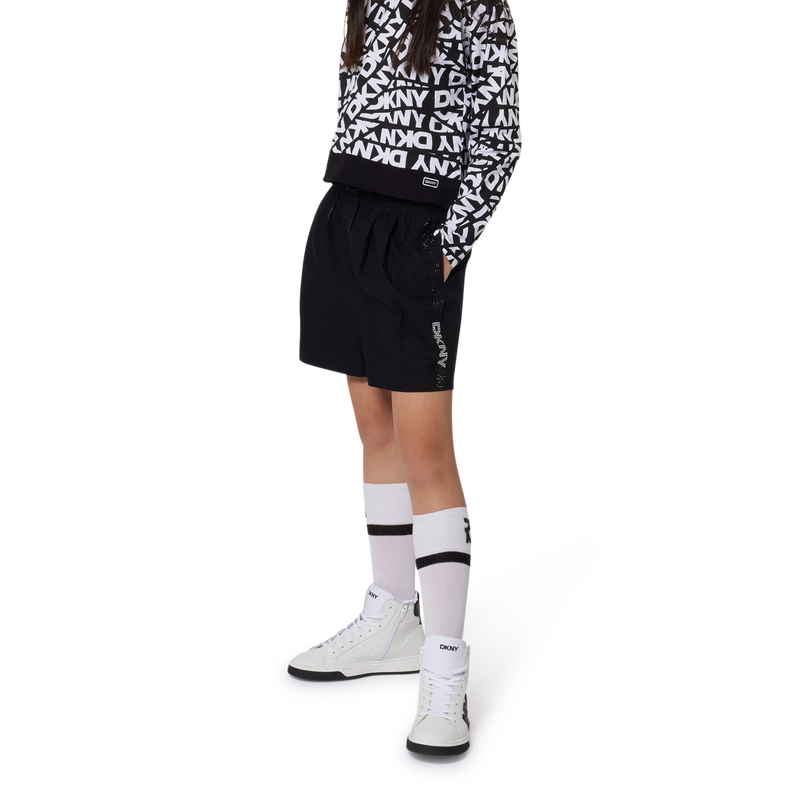 Diamant&eacute; Cotton Shorts DKNY 
                        GIRL