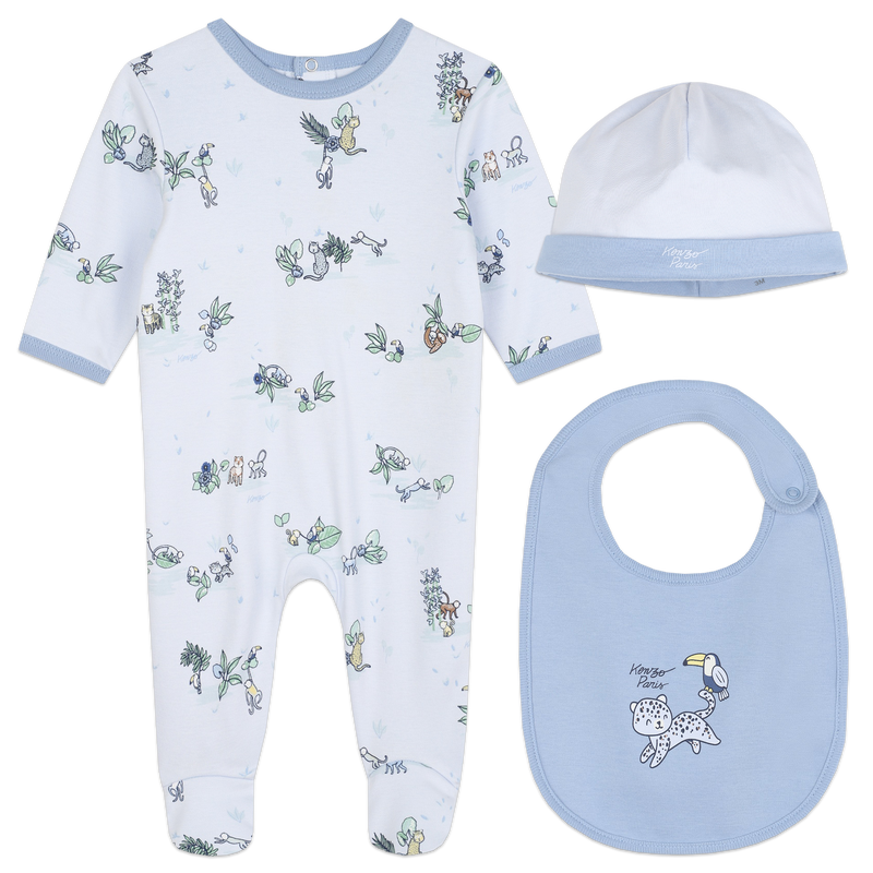 Pyjamas, bib and hat KENZO KIDS 
                        BOY