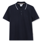 Straight cotton polo shirt BOSS 
                    BOY