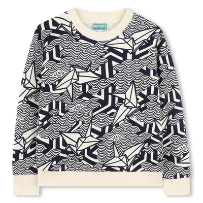 Cotton fleece sweatshirt KENZO KIDS UNISEX