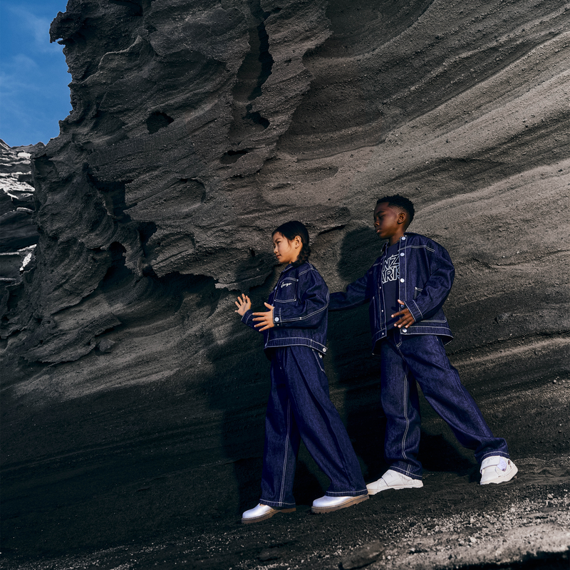 Denim jacket KENZO KIDS 
                        GIRL