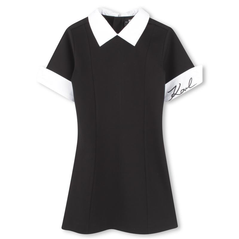 Short-sleeved dress KARL LAGERFELD KIDS 
                        GIRL