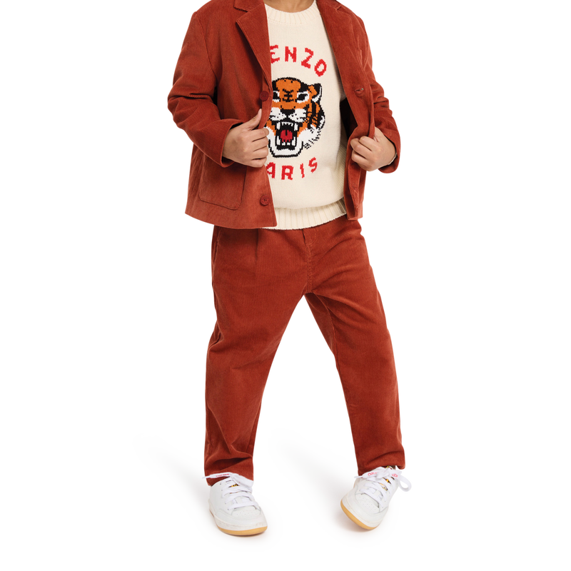 Corduroy suit jacket KENZO KIDS 
                        BOY
