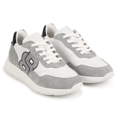 Lace-Up Leather Sneakers BOSS GIRL