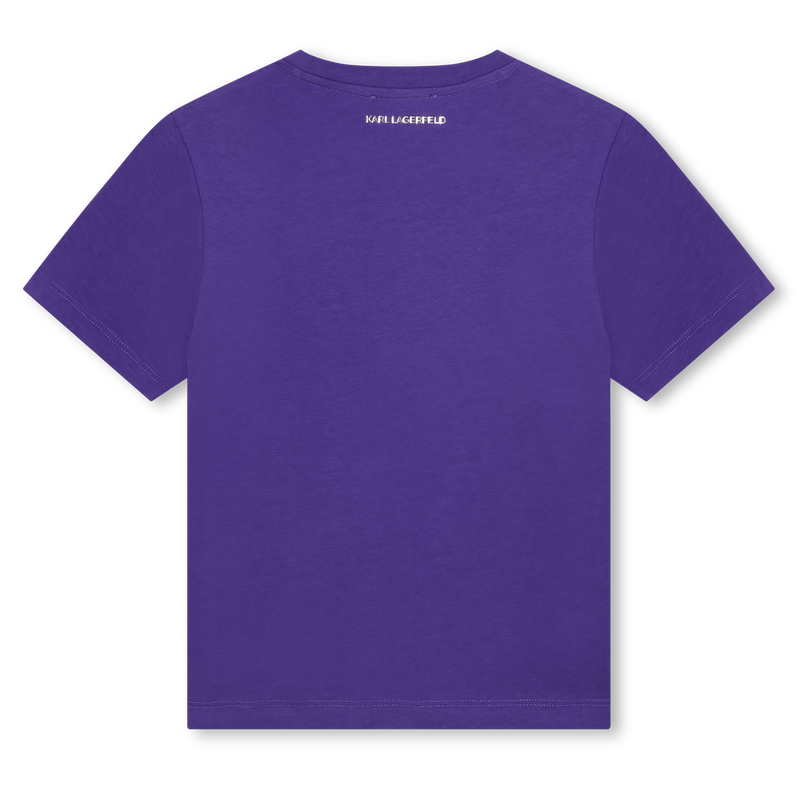 T-shirt with print KARL LAGERFELD KIDS 
                        GIRL