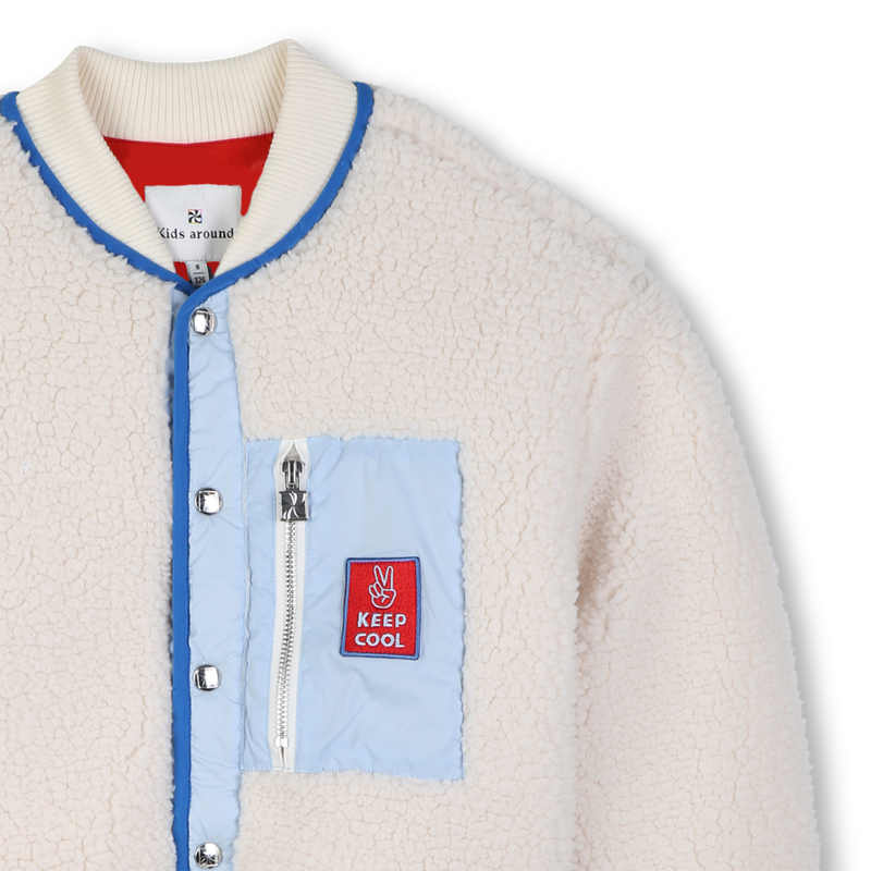 Fleece jacket KIDS AROUND 
                        BOY
