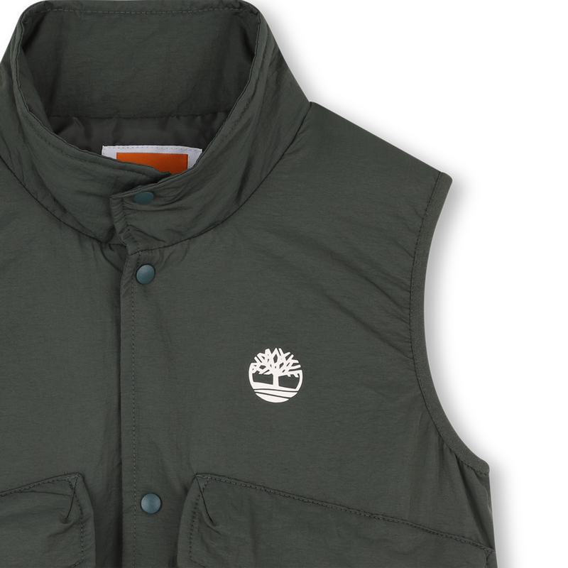 Sleeveless puffer jacket TIMBERLAND 
                        BOY