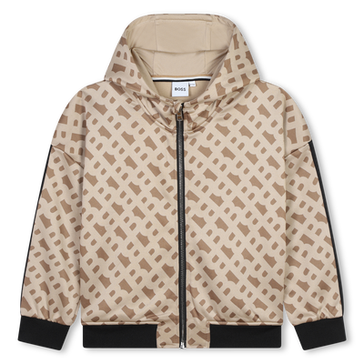 Jacquard hooded cardigan BOSS GIRL