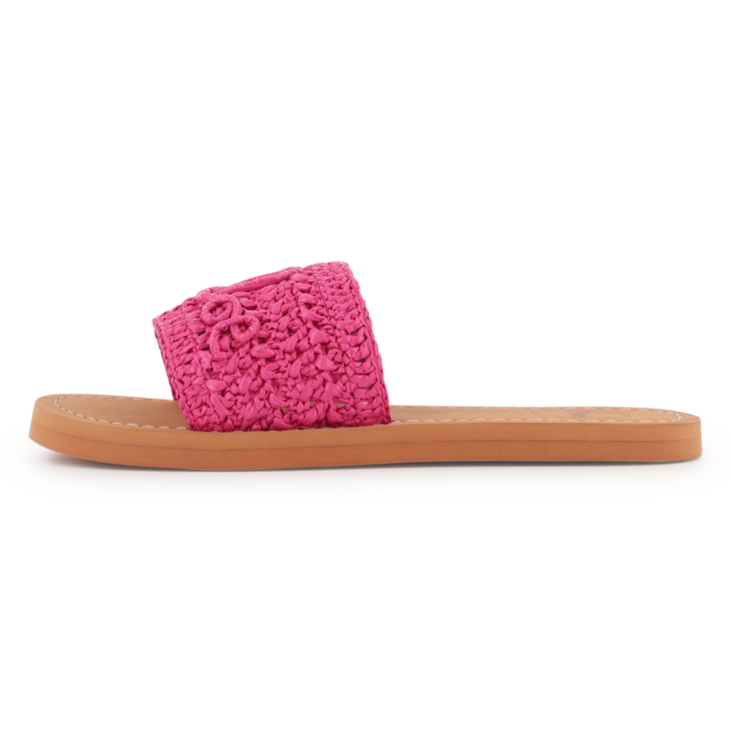 BRAIDED SLIDES CHLOE 
                        GIRL