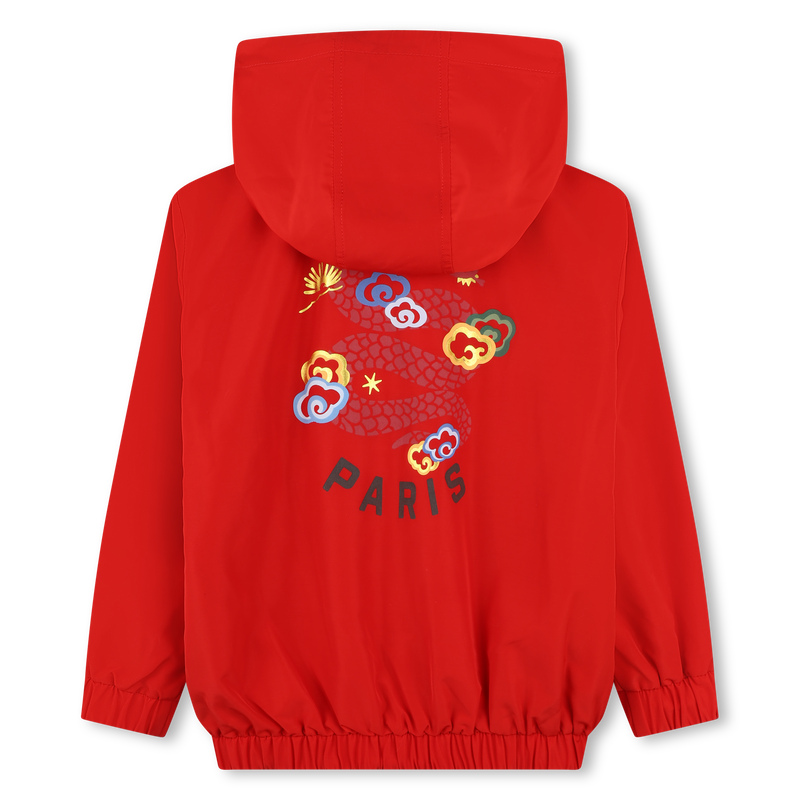 Back-illustrated windbreaker KENZO KIDS 
                        UNISEX