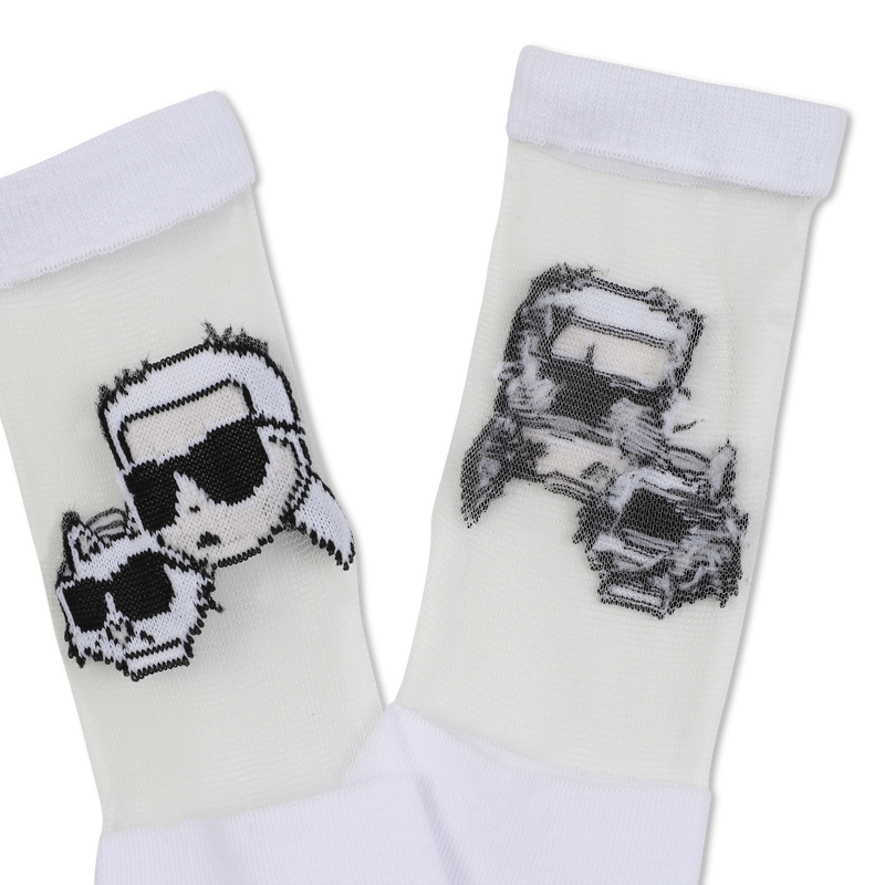 Mid-cut socks KARL LAGERFELD KIDS 
                        GIRL