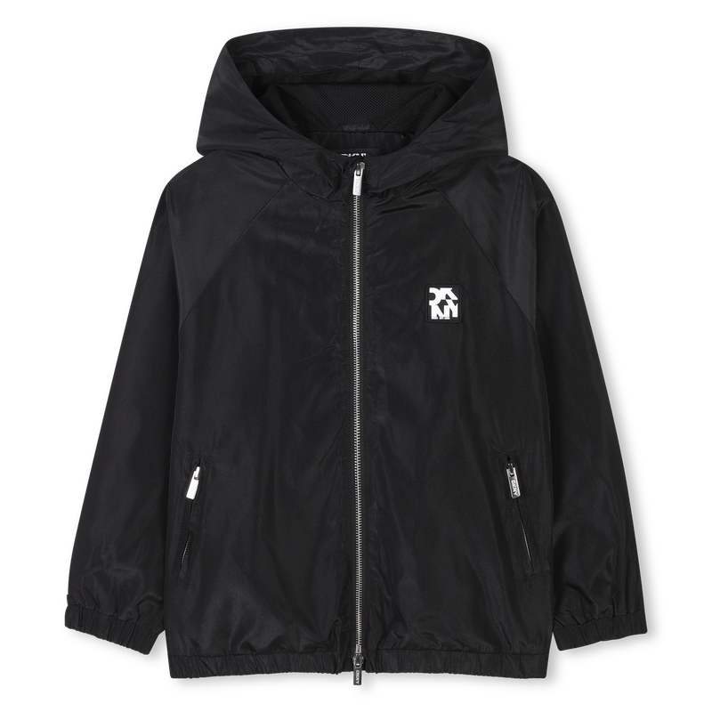 Hooded water-repellent jacket DKNY 
                        GIRL
