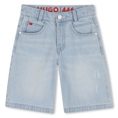 DENIM BERMUDA SHORTS HUGO BOY