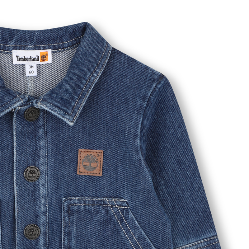 Stretch knit denim jumpsuit TIMBERLAND 
                        BOY