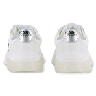 Lace-up trainers with badge KARL LAGERFELD KIDS 
                    GIRL